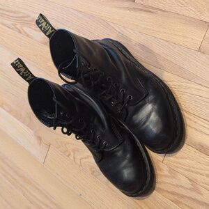 Dr. Martens Black Leather Boots